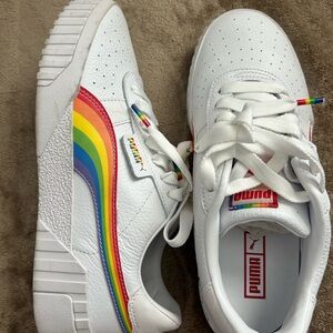 Puma women’s cali with Rainbow Accents